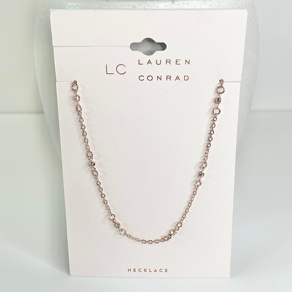LC Lauren Conrad Jewelry - NWT LC Lauren Conrad rose gold necklace